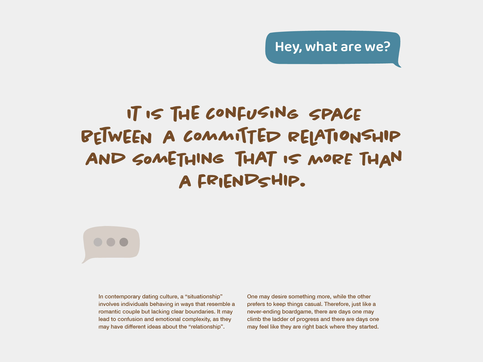 'S' for Situationship Bi-Fold